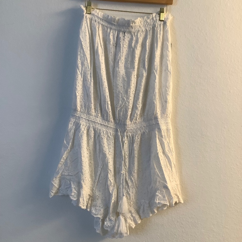 New Polo Ralph Lauren White Strapless Romper Size US/CA L/10